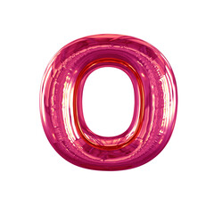 Wall Mural - Inflatable symbol. letter o