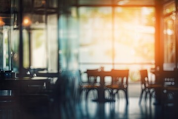 Wall Mural - background cafe shop coffee interior blur abstract architecture beautiful blue blurred blurry bokeh bright building business cafes clean clinic dark decoration defocused design sharpened