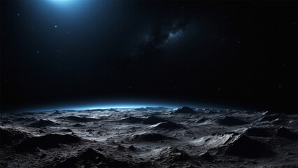 Wall Mural - realistic space background