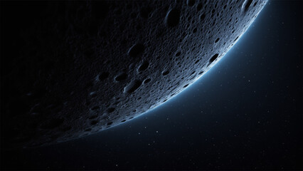 Wall Mural - realistic space background