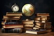 books school Old aged antique apple back to black board book bookcase brownish burned chalk blackboard class classroom clock copy space cover culture damage delicious desk dictionary diet
