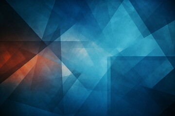 Wall Mural - design art modern contemporary layered shapes rectangle triangles background blue abstract block triangle pattern business colours cover geometric decorative diamond graphic layout light paper