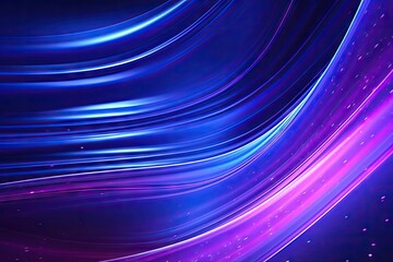 Wall Mural - effect light lines swirl neon vivd futuristic background dynamic purple blue abstract design wallpap