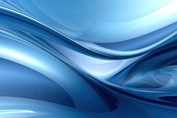 Wall Mural - background blue abstract wave light flowing technology energy futuristic pattern design illustration