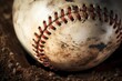 baseball rty Closeup stitch dirty aged american athletic background ball brown catch copy detail equipment game gear grunge hardball leather macro object old play recreation red ripped rugged rustic