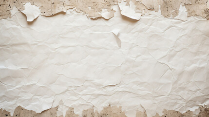 Wall Mural - ripped paper border texture - Generative AI