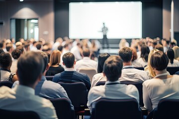 audience people unrecognizable focus concept entrepreneurship business hall conference event talk gi
