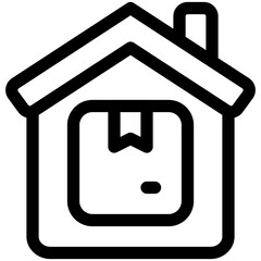 Poster - home delivery icon