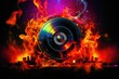 flames real flyer dj discoteque hip hop abstract background bass beauty card club dance design disco event frame discotheque techno fun glossy graphic grunge illustration light