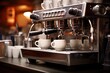 restaurant bar pub coffee making machine espresso hot drink cafes grinder late milk wand tool used constructed bung work shop latte steam froth brush trade bean barista closely prepare