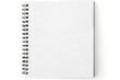 white isolated notebook Blank book organiser background card cookbook copy space text menu note page paper receipe template textbook write spiral pad binder board block document clear