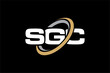 SGC creative letter logo design vector icon illustration