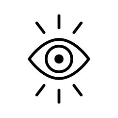 Sticker - eye icon illustration