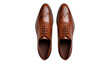 © EmmaStock - top view Men's brown shoes on a transparent background
