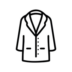 Canvas Print - doctor coat icon