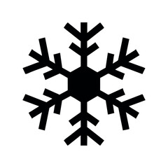 Canvas Print - snowflake icon illustration