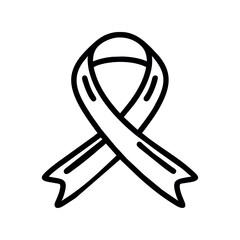 Poster - support ribbon icon