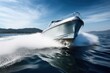 vessels hull of a high speed motorboat