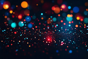Colorful bokeh background.