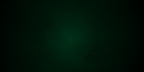 Wall Mural - Dark green stone and concrete grunge wall textured background. Panorama dark green, black slate background and texture.  wall texture background. Dark green texture chalk board background.