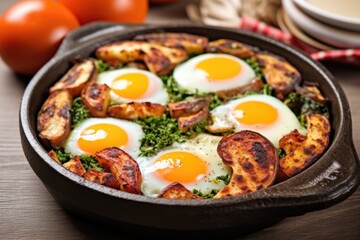 Poster - closeup of char-grilled octopus in a carved stone dish