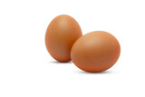 two chicken egg isolate on transparent background png
