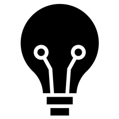 Wall Mural - Lightbulb Icon