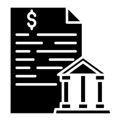 Sticker - Bank Statement Icon