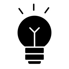 Wall Mural - Bulb Icon