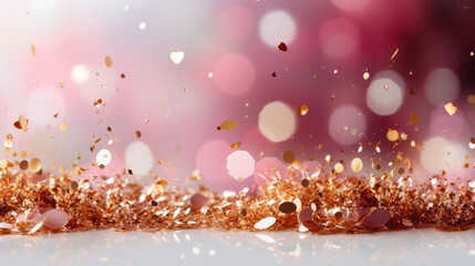 Canvas Print - Sparkling Shimmering Abstract Background 