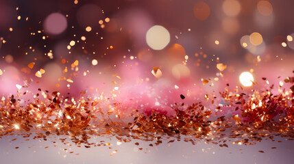 Canvas Print - Sparkling Shimmering Abstract Background 