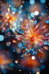 Canvas Print - Sparkling Shimmering Abstract Background 