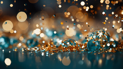 Canvas Print - Sparkling Shimmering Abstract Background 