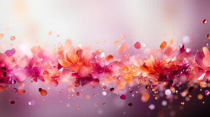 Canvas Print - Sparkling Shimmering Abstract Background 