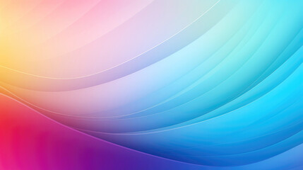 Wall Mural - warm to cold gradient with flowing shape