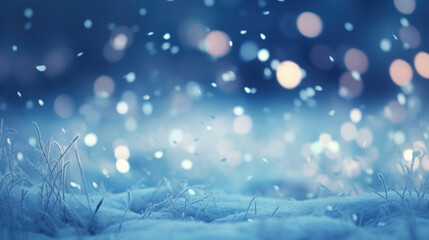Christmas abstract background with snowflakes