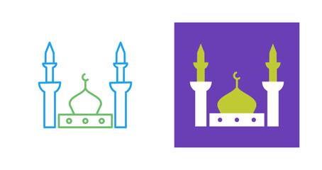 Poster - Prophet's Mosque Vector Icon