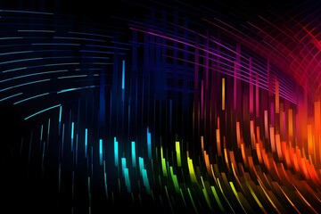 Wall Mural - Rainbow futuristic modern background, colorful gradient wallpaper