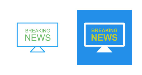 Anchors on News Desk Vector Icon