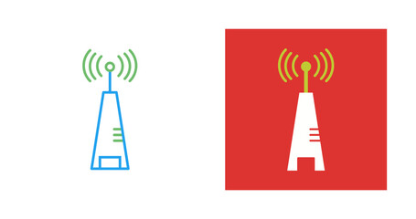 Sticker - Signals Tower Vector Icon