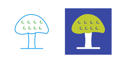 Sticker - Tree Vector Icon