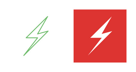 Poster - Lightening Vector Icon