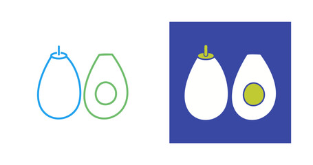 Poster - Avocado Vector Icon