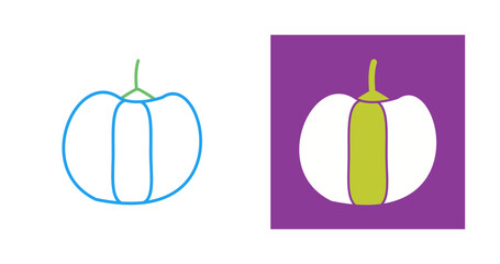 Sticker - Pepper Vector Icon