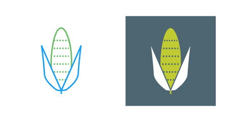 Sticker - Corn Vector Icon