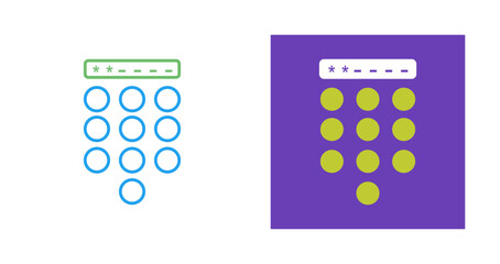 Poster - Passcode Lock Vector Icon