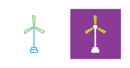 Poster - Windmill Vector Icon