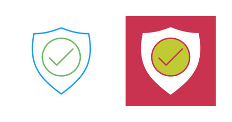 Poster - Verified Protection Vector Icon