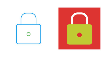 Sticker - Lock Vector Icon