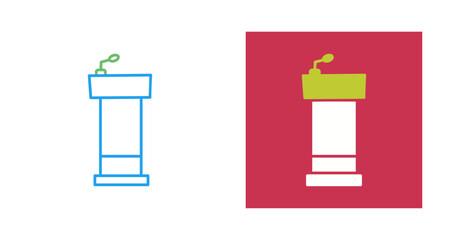 Sticker - Podium Vector Icon